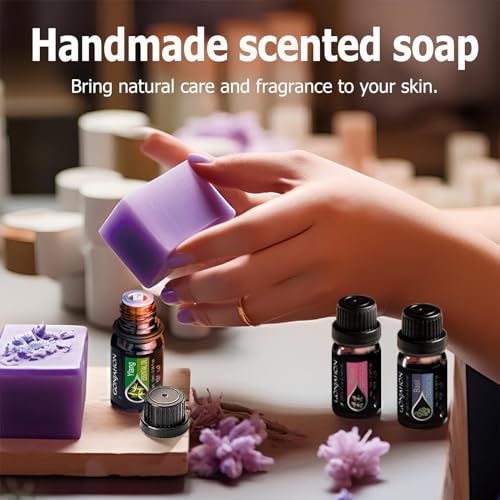 KMSCO Essential Oils Set -Top 16(0.33Fl Oz) Organic Plant Natural Fragrance Scents Blends Oil KMSCO uk supplements