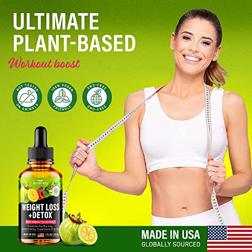 Weight Loss Drops Natural Detox Made in USA - Diet Drops for Fat Loss - Effective Appetite FQQF uk supplements