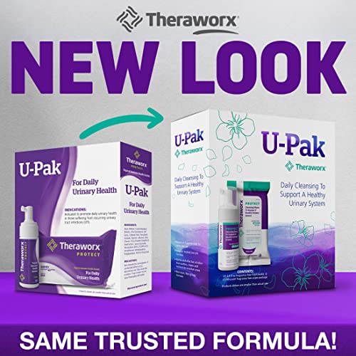 Theraworx Protect U-Pak 60-Ct Wipes & Hygiene Foam 3.4 oz for Urinary Health (Pack of 1) THERAWORX PROTECT uk supplements