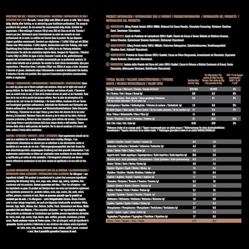 PBN - Premium Body Nutrition - Whey-ISOLATE Protein Powder, 1kg, Chocolate - 33 Servings Premium Body Nutrition uk supplements