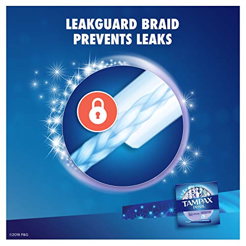 Tampax Pearl Plastic Tampons, Light Absorbency, Unscented, 36 Count (Pack of 2) (72 Total Count) Procter & Gamble uk supplements