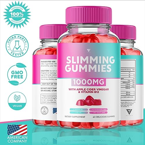 (3 Pack) Slimming Gummies It Works Slimming Gummies for Weight Loss with Apple Cider Fyvus uk supplements