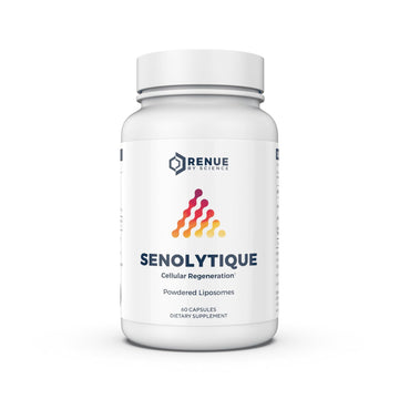 Renue By Science Senolytique Senolytic Supplements | 60 Capsules with Fisetin (35mg) Quercetin (78mg) & Spermidine (3mg) per Serving | Liposomal Formula | Manufactured in The USA & Third-Party Tested Renue By Science uk supplements
