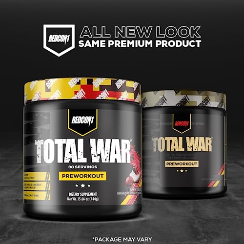 REDCON1 Total War Preworkout - Contains 320mg of Caffeine from Green Tea, Juniper REDCON1 uk supplements