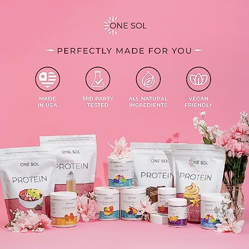 One Sol Lean Plant Protein Powder Horchata, Low Carb, Gluten Free One Sol uk supplements