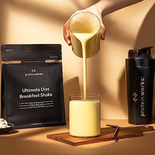 Protein Works - Ultimate Diet Breakfast Shake | Low Calorie Breakfast Shake | Low Sugar High Protein Breakfast Protein Works uk supplements