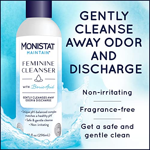 Monistat Boric Acid Feminine Cleanser, Fragrance Free Feminine Wash, 10 Fl Monistat uk supplements