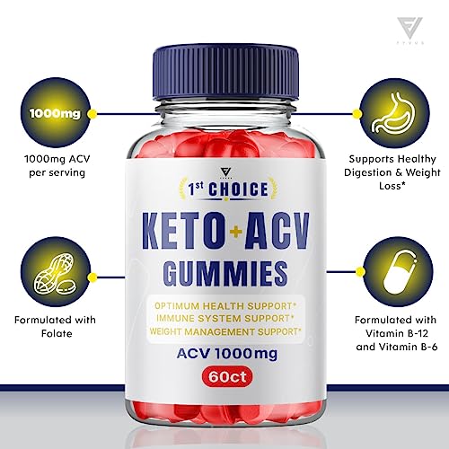 (2 Pack) 1st Choice Keto ACV Gummies, First Choice Gummies Advanced ACV - 1st Choice Fyvus uk supplements