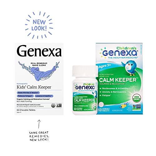 Genexa Kid's Calm Keeper Stress Relief for Kids | Reduces Fatigue & Eases Tension Genexa uk supplements