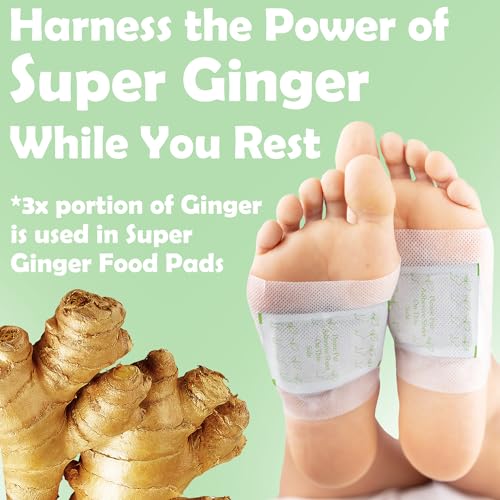 Dr. Entre's Super Ginger Foot Pads: Premium Effective Foot Pads to Feel Better, Sleep Better EntreFeet uk supplements