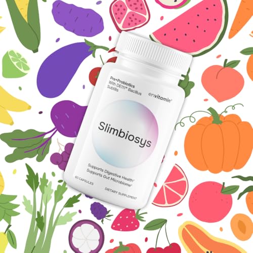envitamin Slimbiosys Ultra Probiotic Capsule - Pre & Probiotics for Women & Men - Support Your Microbiome envitamin uk supplements