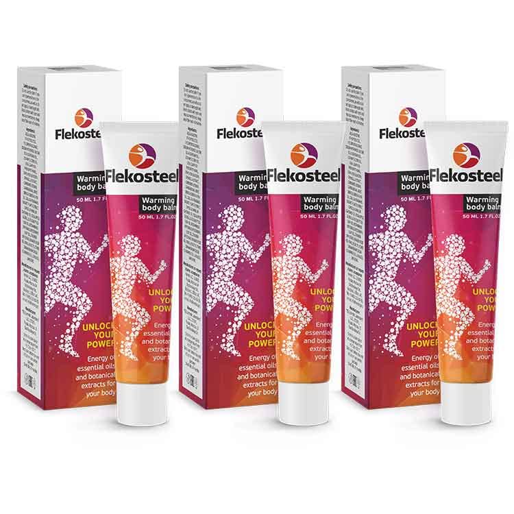 3 Tubes HENDEL GARDEN Flekosteel Warming Body Balm 5.1 fl oz/150 ml RIXET uk supplements