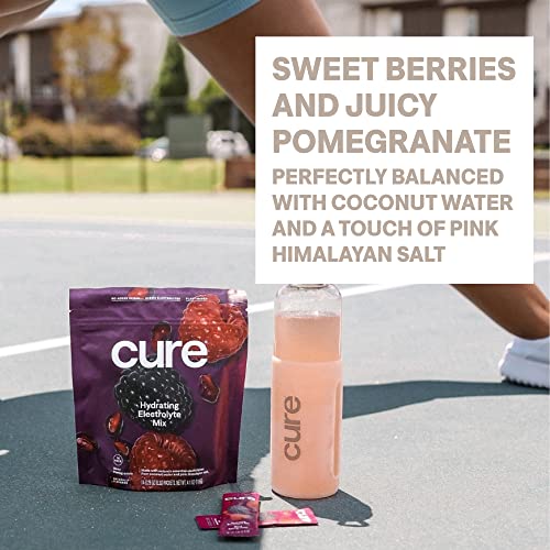 Cure Hydrating Plant Based Electrolyte Mix | FSA & HSA Eligible | Powder for Dehydration Cure Hydration uk supplements