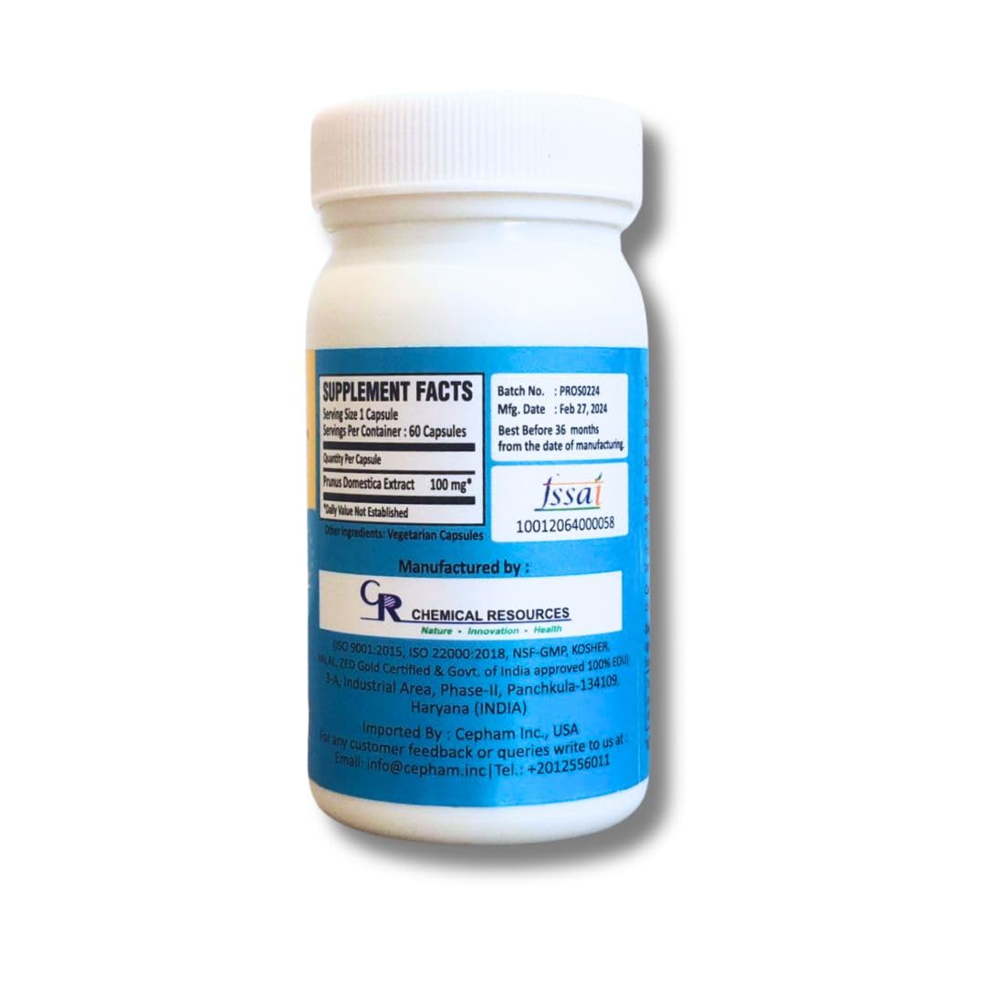 Prosman Supplement - Supports Healthy ageing & Improves Urinary Function | Patented Ingredient | Prunus domestica/pygeum (1Pack- 60 Capsules) PROSMAN uk supplements