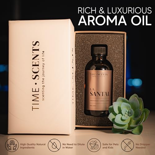 Essential Oil Blend Diffuser Oil – Santal Essential Oil, Hotel Inspired Home fragrance oil for diffuser Time Scents uk supplements