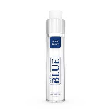 Renue Blue Methylene Blue Face Serum - Liposomal NAD+ Complex and Nutrients for Skin Rejuvenation, Deep Hydration, and Anti-Aging Support Renue By Science uk supplements
