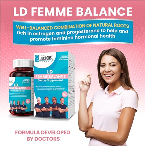 Latin Doctors Femme Balance Supplement, Supports Hormone Balance, Menopausal & Premenopausal LATIN DOCTORS PHARMA uk supplements