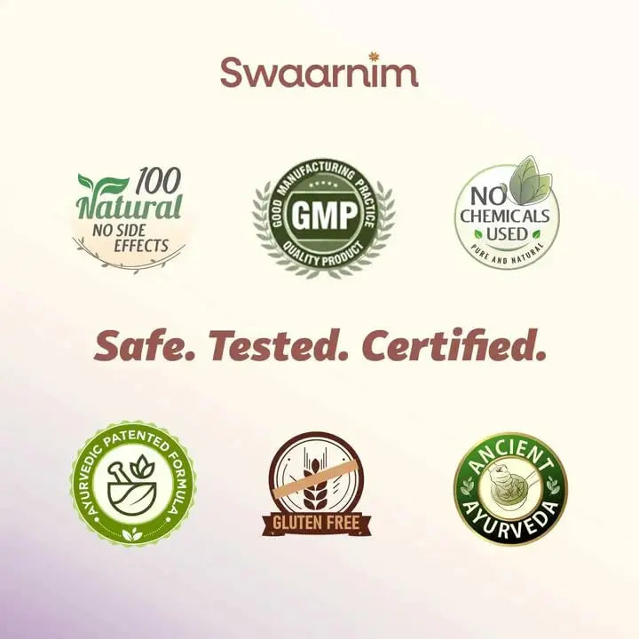 Swaarnim Joints Care - Enriched with Arjuna & Natural Herbs - Joint Health Supplement 100% Natural, No Added Chemicals - 120 Capsules Swaarnim uk supplements