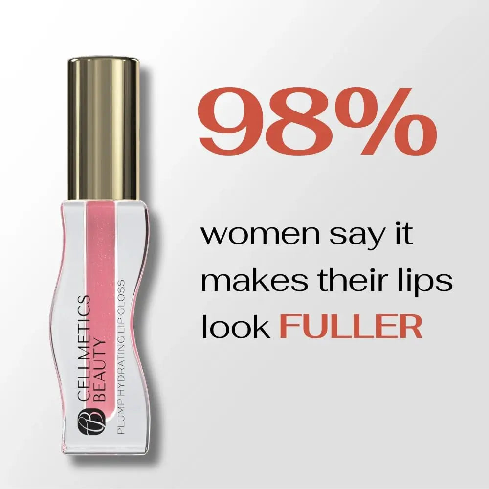 Cellmetics Hydrating & Plumping Lip Gloss for Women | Haven (1) | Non sticky, Shiny & Tinted Lip Gloss | Plump Ultra-Glossy Lipstick, Silky-Soft Shine, Nourishing, Vitamin-E Enriched Lipgloss CELLMETICS BEAUTY uk supplements