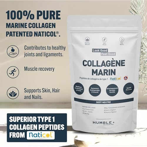 Naticol® Marine Collagen Powder - 300g Pack - Natural Source - Neutral Taste - Joint Comfort HUMBLE+ uk supplements
