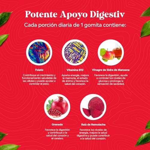 Gomitas ACV de Vinagre de Sidra de Manzana – Suplemento de Energético Natural con la Natures Craft uk supplements