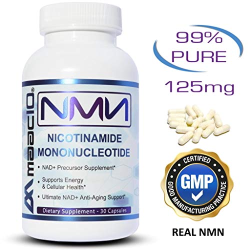 MAAC10 NMN Supplement Real Nicotinamide Mononucleotide (NMN 125mg Capsules). The Most Powerful NAD+ Precursor More Stable Than Riboside. We use 99% Pure Pharmaceutical Grade Stabilized NMN (30 Count) MAAC10 uk supplements