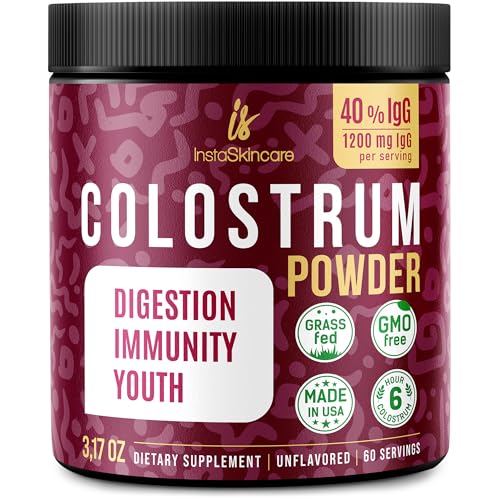 Bovine Colostrum Powder - 40% IgG Highly Concentrated Pure Bovine Colostrum InstaSkincare uk supplements