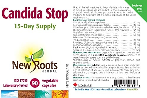 New Roots Herbal Candida Stop, 90 CT NEW ROOTS HERBAL uk supplements