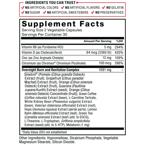 Force Factor LeanFire PM Weight Loss Pills for Women & Men, Fat Burner & Overnight Force Factor uk supplements