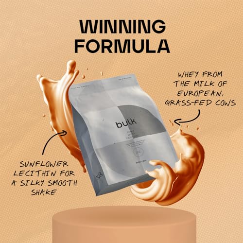 Bulk Pure Whey Protein Powder Shake, Salted Caramel, 500 g, Packaging May Vary Bulk uk supplements