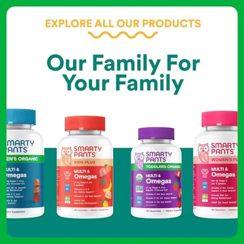 SmartyPants Organic Prenatal Vitamins for Women, Multivitamin Gummies: Biotin, Methylfolate, Omega 3 (ALA), Vitamin D3, C, Vitamin B12, B6, A, K2 & Zinc SmartyPants uk supplements