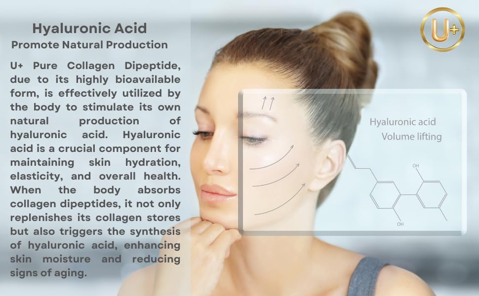 U+ Pure Collagen Dipeptide Supplement - Advanced Hydrolyzed Collagen Powder for Skin, Hair U+ Pure Collagen uk supplements