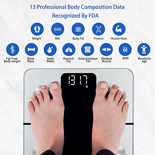 Vitafit Smart Scales for Body Weight and Fat Percentage, Weighing Professional Since 2001 Vitafit uk supplements