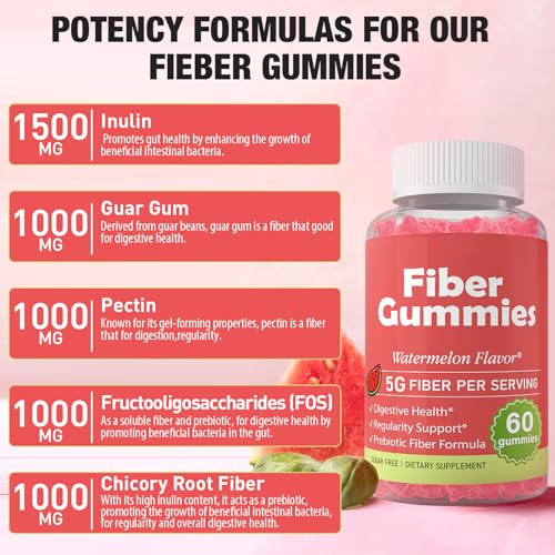 Fiber Gummies for Adults-Probiotic & Prebiotic Fiber Gummies for Men & Women Herodianow uk supplements
