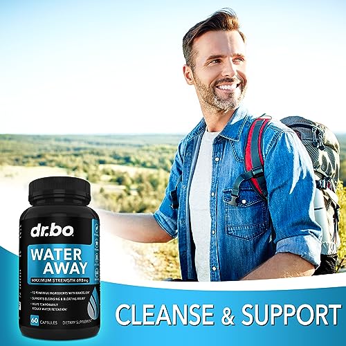Water Pills Diuretics for Water Retention - Natural Water Away Pills Herbal Diuretic Supplements DR. BO uk supplements