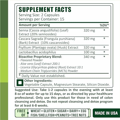 TruQuest Nutrition Colon Triple Care Cleanse + Detox + Improve-15-Day Program of Quick TruQuest Nutrition uk supplements