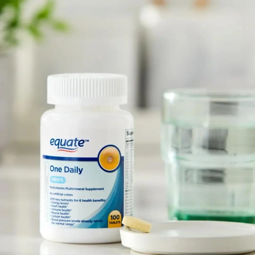 AGILIPET Equate One Daily Men's Multivitamin Multimineral Supplement Tablets, 100 Count Sticker AGILIPET uk supplements