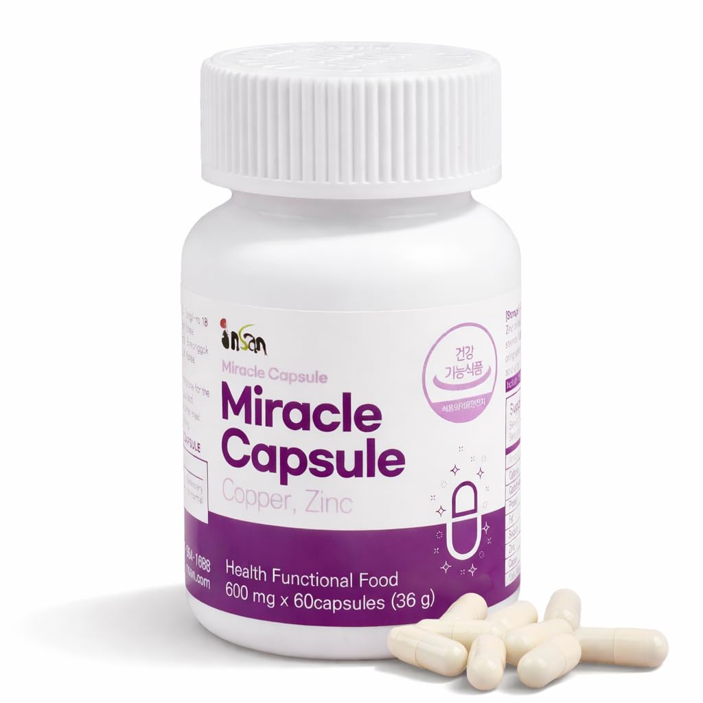 Insan Miracle Capsules with 9X Roasted Bamboo Salt – Daily Multivitamin & Mineral Supplement with Nandamban for Energy, Immune Health & Natural Detox Support – 60 Capsules INSAN BAMBOO SALT uk supplements