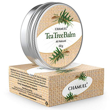 TEA TREE OIL BALM -100% All Natural | Great Cream for Soothing Irritations like Eczema Chamuel uk supplements