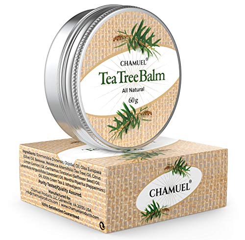 TEA TREE OIL BALM -100% All Natural | Great Cream for Soothing Irritations like Eczema Chamuel uk supplements