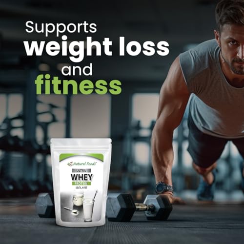 Z Natural Foods Whey Protein Powder Isolate, Unsweetened Protein Powder Enriched Z Natural Foods uk supplements