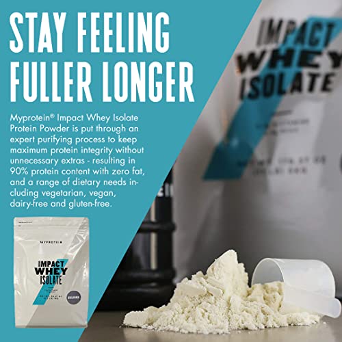 Myprotein Impact Whey Isolate Protein Powder, Gluten Free Protein Powder, Muscle Mass Myprotein uk supplements