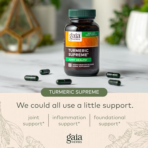 Gaia Herbs Turmeric Supreme Joint Health - Joint Support Supplement Gaia Herbs uk supplements