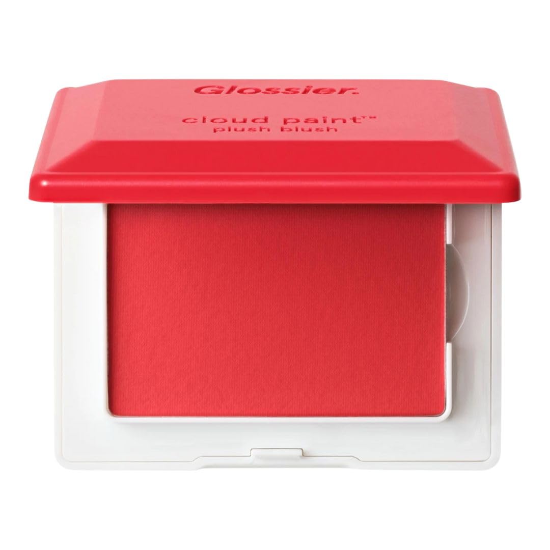 Glossier Cloud Paint Plush Blush - Burst, Bright Red - Soft Matte Buildable Long Wearing Blurring Cream-to-Powder Glossier uk supplements