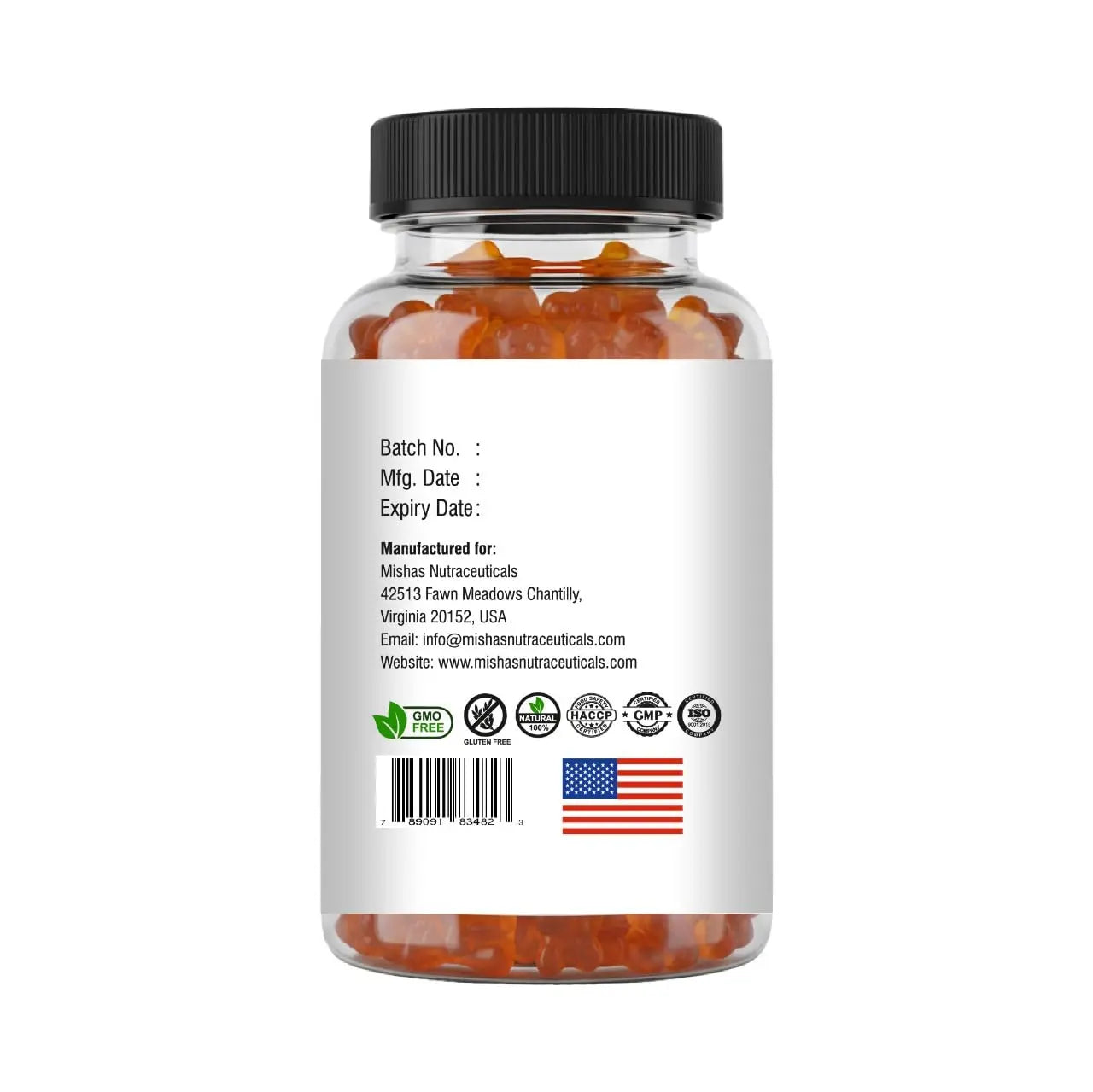 Mishas Nutraceuticals Kids Multivitamin Gummies with Omega 3 Fish Oil (EPA/DHA), Vitamin D3, C, B12, B6, Vitamin A, K & Zinc Immune Support Mishas uk supplements