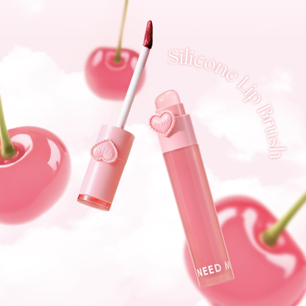 YNM Heart Jelling Tint, PEPPER JELLING, Silicone Lip Brush Included, K-Beauty, Non-Sticky, Moisturizing, Smudge-Proof, Korean Lip Tint, Long-Lasting, Vivid Color, 0.09 oz YNM uk supplements