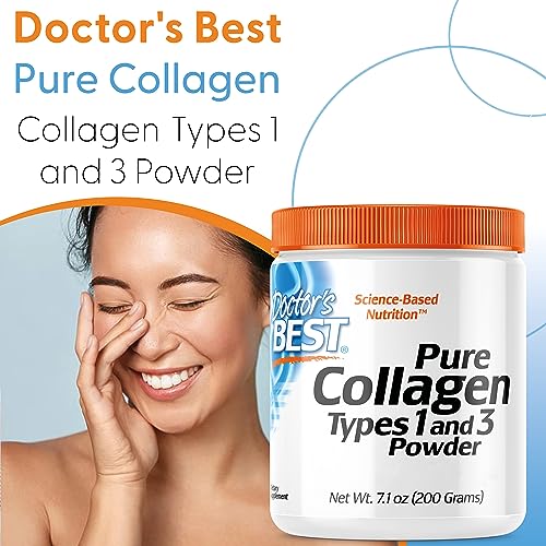 Doctor's Best, Pure Collagen Type 1 and 3 (Collagen Type 1 and 3), 200g Powder Doctor's BEST uk supplements