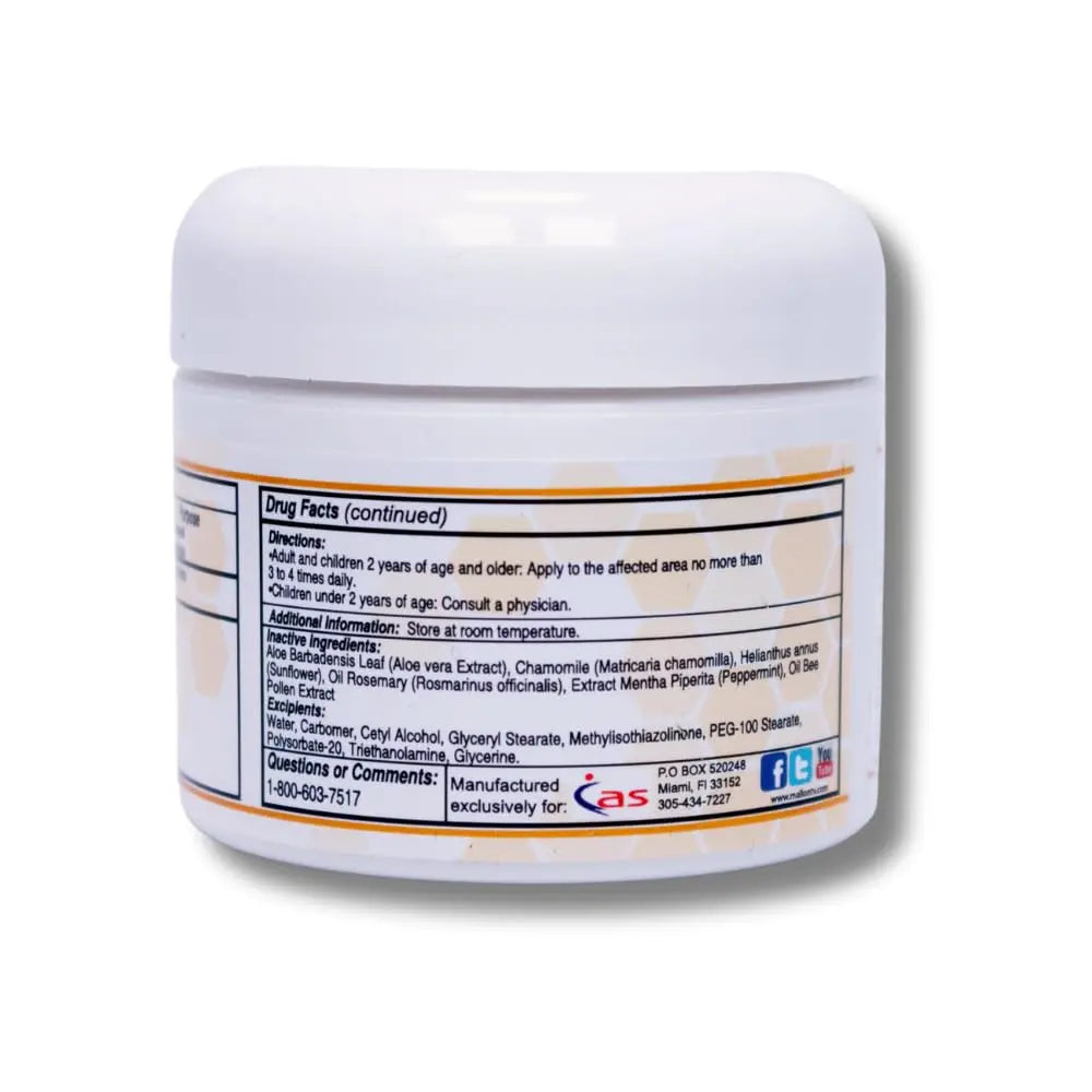 AbeeMed Cream Bee Venom Apitoxin for Aches - Menthol - Histamine DHCL - Bee Polen - Chamomile - Support for Neck and Backache - Supports Joint & Muscle Discomfort - Sprains, Bruises and Strains V2 ABEE MED uk supplements