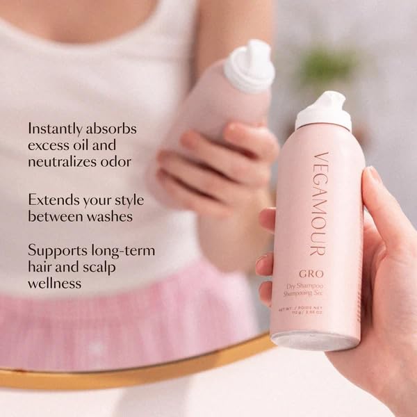 VEGAMOUR UPLIFT and Refresh Kit | Volumizing Dry Shampoo Spray Formulated Without Benzene, Supports Thicker Fuller Looking Hair | $50 Value VEGAMOUR uk supplements